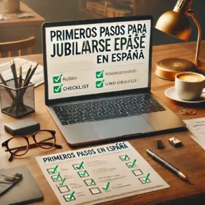 Primeros pasos para jubilarse en España. Imagen útil para jubilado digital, jubilado español y jubilados en España que inician el trámite de su jubilación.